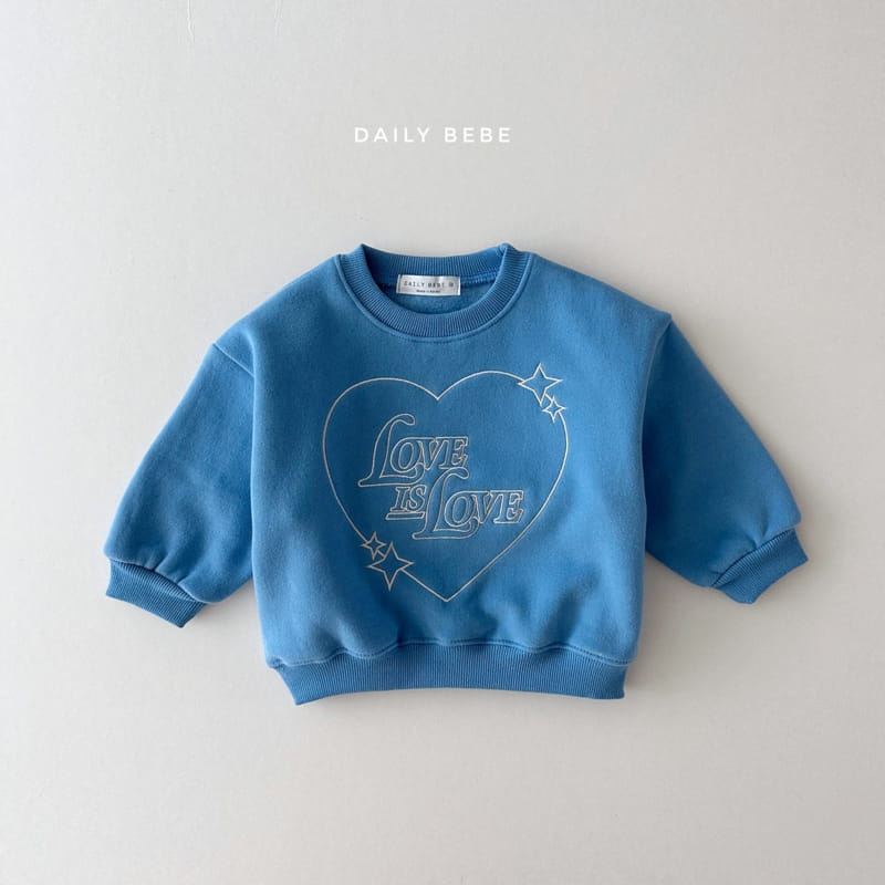 Daily Bebe - Korean Children Fashion - #Kfashion4kids - Love Is Sweatshirt - 9