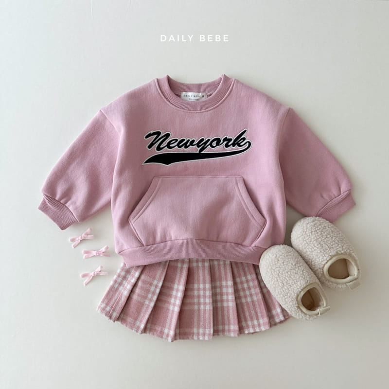 Daily Bebe - Korean Children Fashion - #kidzfashiontrend - New York Sweatshirt - 4