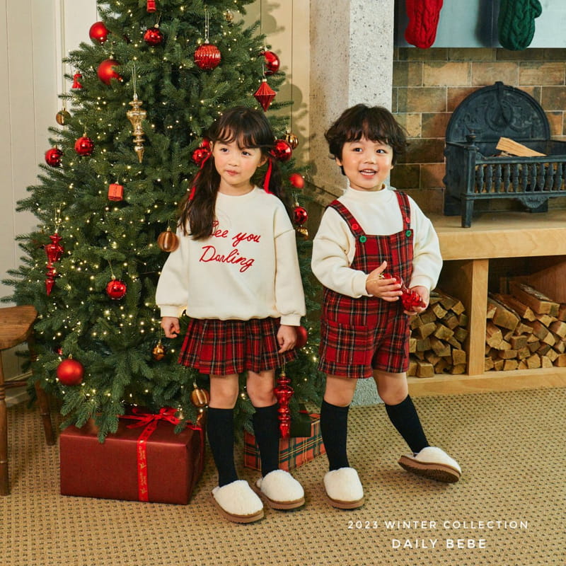 Daily Bebe - Korean Children Fashion - #childofig - Merry Dungarees - 8