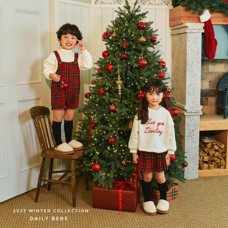 Daily Bebe - Korean Children Fashion - #childofig - Merry Dungarees - 9