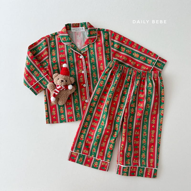 Daily Bebe - Korean Children Fashion - #childofig - Merry Pajama - 5