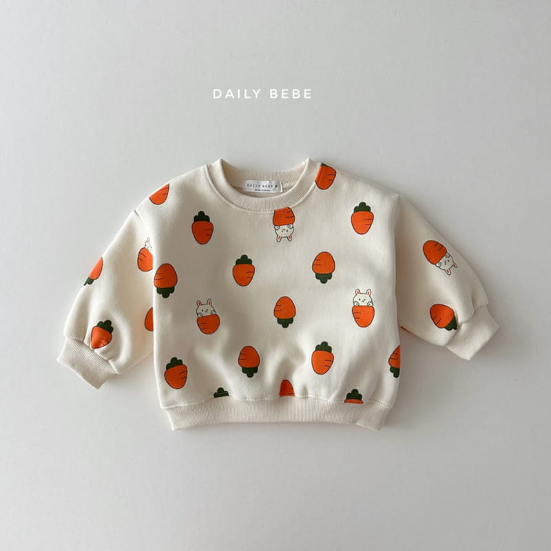 Daily Bebe - Korean Children Fashion - #childofig - Fleece Pattern Sweatshirt - 3