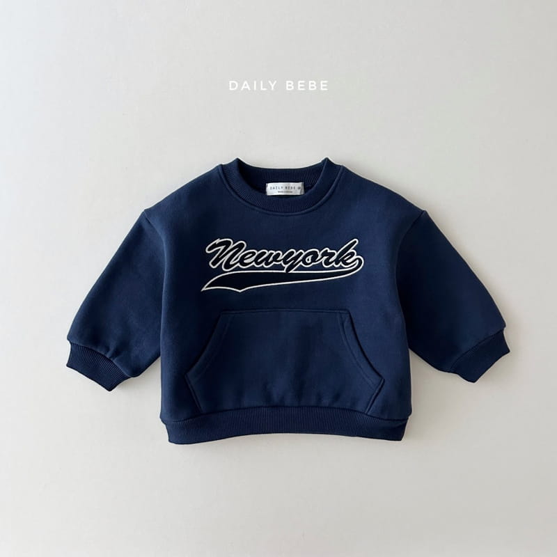 Daily Bebe - Korean Children Fashion - #childofig - New York Sweatshirt - 10