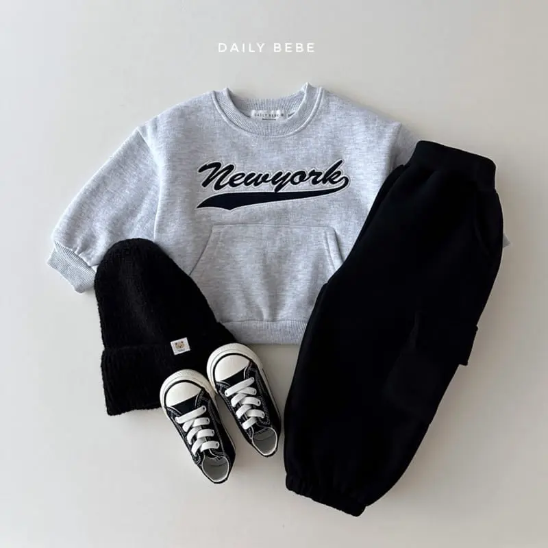 Daily Bebe - Korean Children Fashion - #childofig - New York Sweatshirt - 9