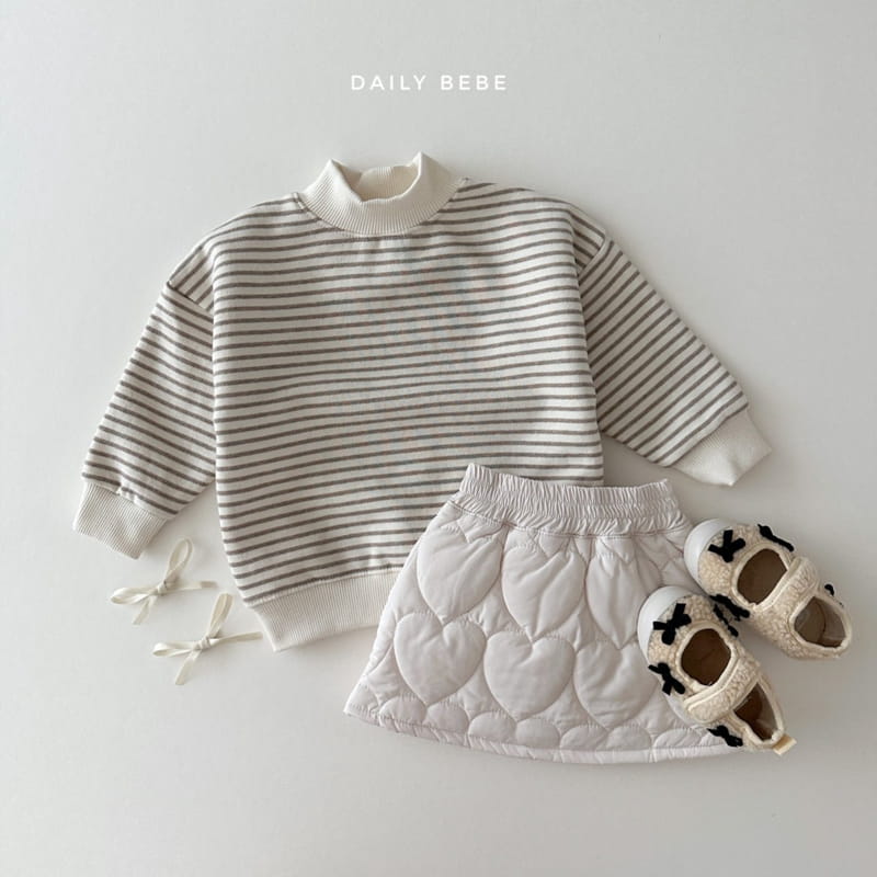 Daily Bebe - Korean Children Fashion - #childofig - Half Turtleneck Sweatshirt - 8