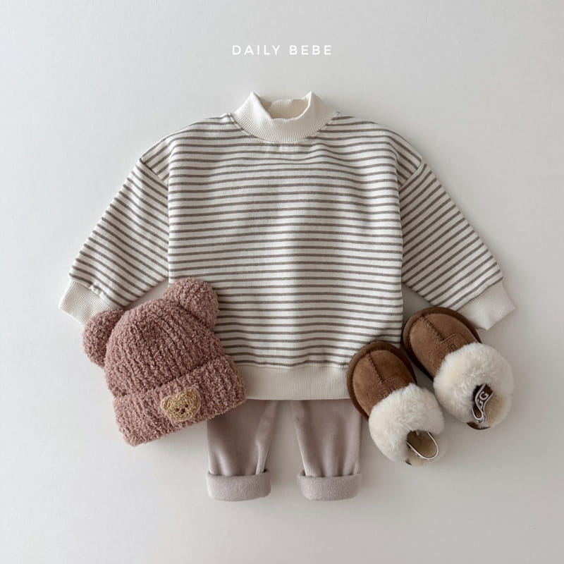 Daily Bebe - Korean Children Fashion - #childofig - Half Turtleneck Sweatshirt - 9