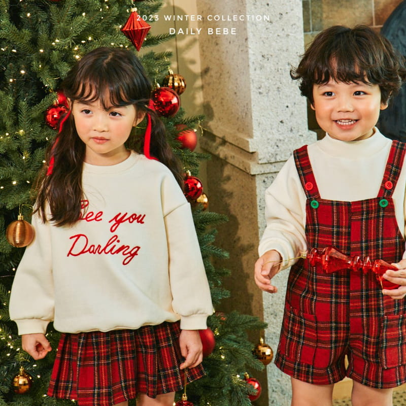 Daily Bebe - Korean Children Fashion - #childrensboutique - Merry Dungarees - 10