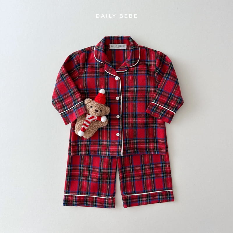 Daily Bebe - Korean Children Fashion - #childrensboutique - Merry Pajama - 6