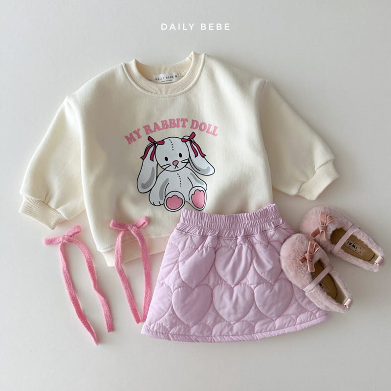 Daily Bebe - Korean Children Fashion - #childrensboutique - Doll Sweatshirt - 3
