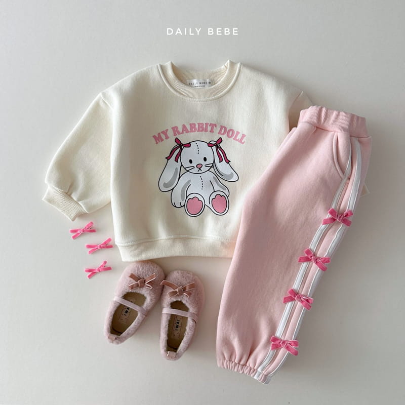 Daily Bebe - Korean Children Fashion - #childrensboutique - Doll Sweatshirt - 4