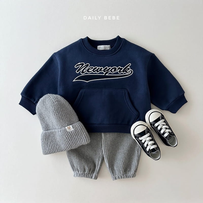 Daily Bebe - Korean Children Fashion - #designkidswear - New York Sweatshirt - 12