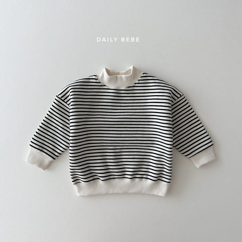 Daily Bebe - Korean Children Fashion - #designkidswear - Half Turtleneck Sweatshirt - 11