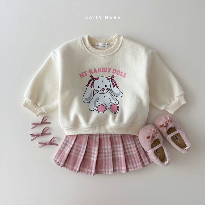 Daily Bebe - Korean Children Fashion - #discoveringself - Doll Sweatshirt - 5