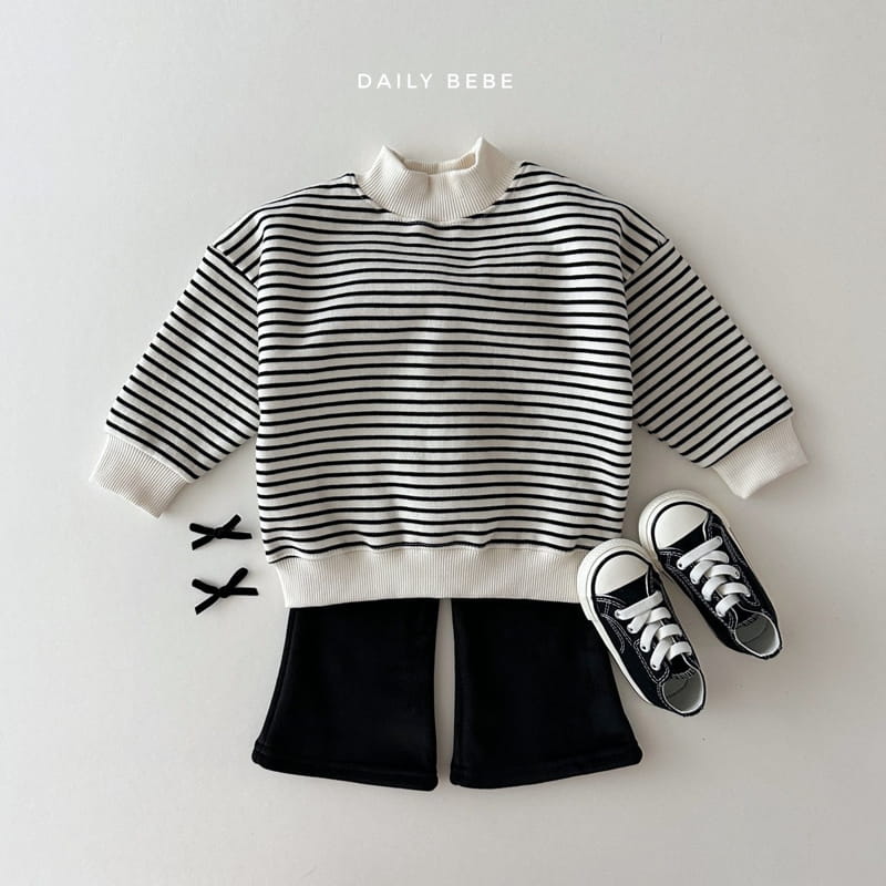 Daily Bebe - Korean Children Fashion - #discoveringself - Half Turtleneck Sweatshirt - 12