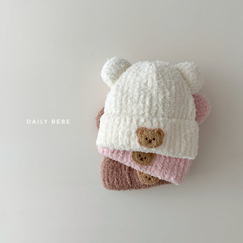 Daily Bebe - Korean Children Fashion - #fashionkids - Bear Beanie - 5
