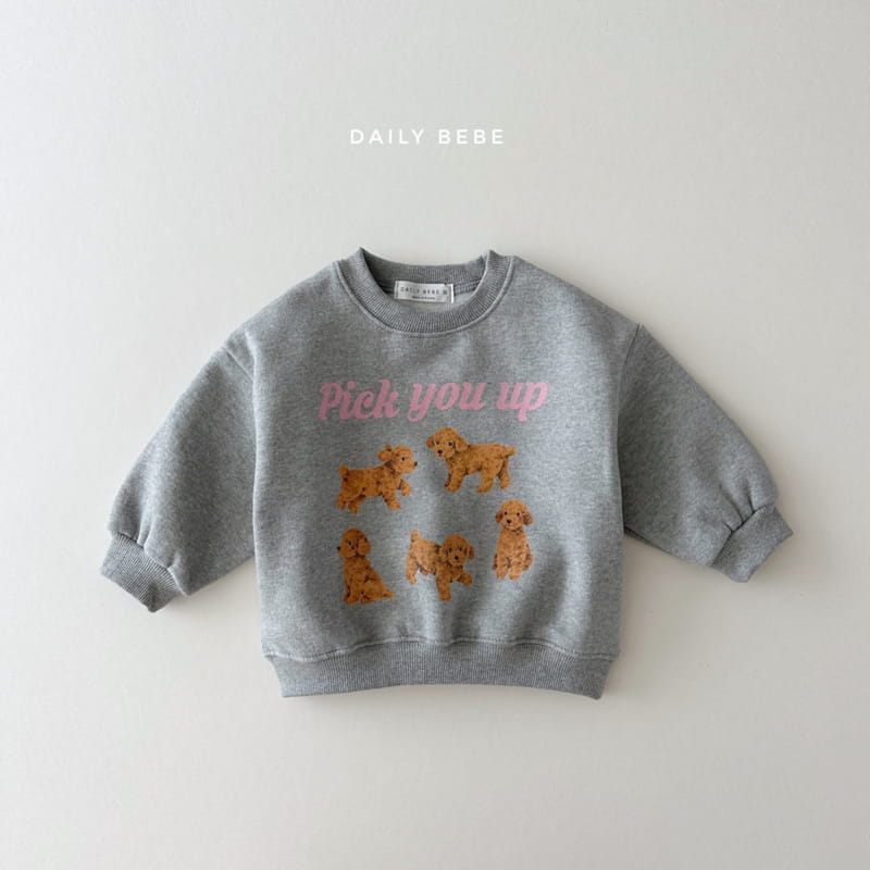 Daily Bebe - Korean Children Fashion - #kidsshorts - Poodle Swaetshirt - 5