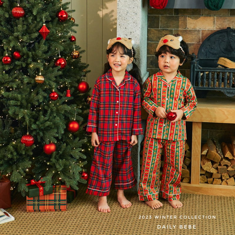 Daily Bebe - Korean Children Fashion - #kidsstore - Merry Pajama - 11