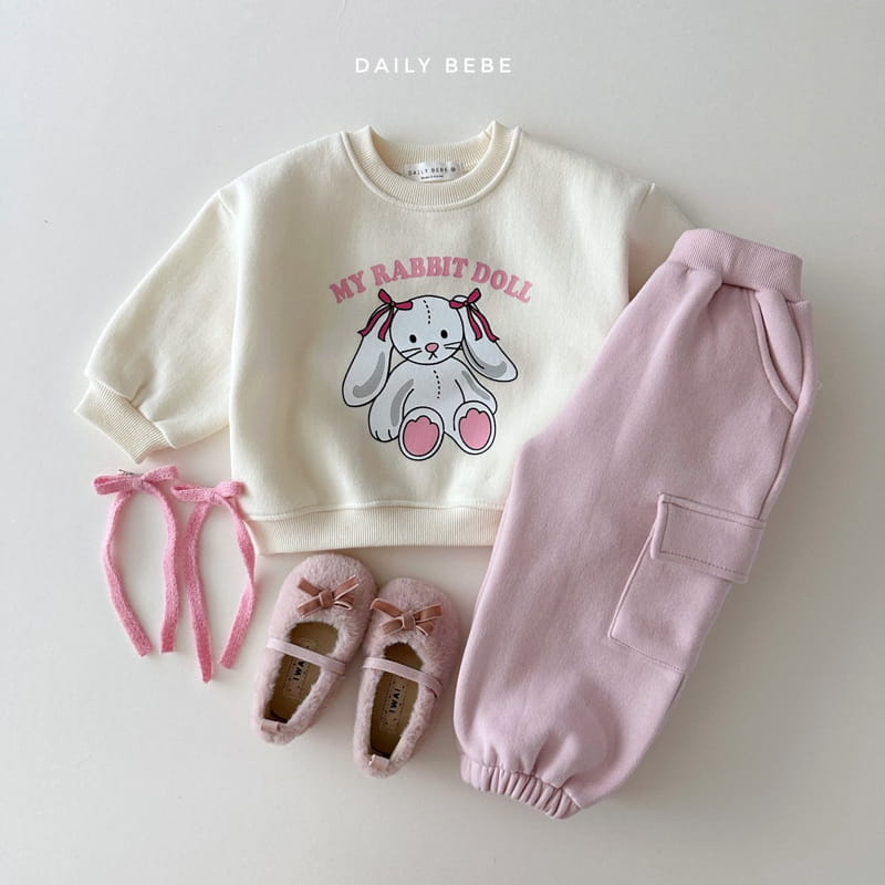 Daily Bebe - Korean Children Fashion - #kidsstore - Doll Sweatshirt - 8
