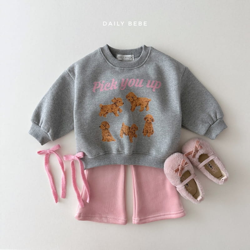 Daily Bebe - Korean Children Fashion - #kidsstore - Poodle Swaetshirt - 6