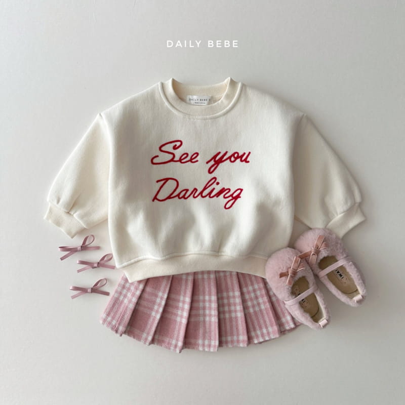 Daily Bebe - Korean Children Fashion - #kidsshorts - Darling Sweatshirt - 4