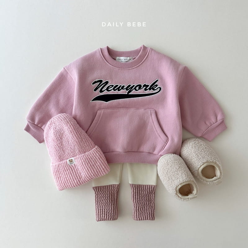 Daily Bebe - Korean Children Fashion - #kidsstore - New York Sweatshirt - 2