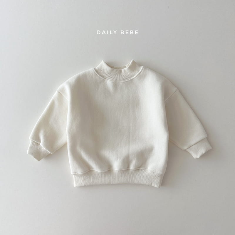 Daily Bebe - Korean Children Fashion - #kidsstore - Half Turtleneck Sweatshirt