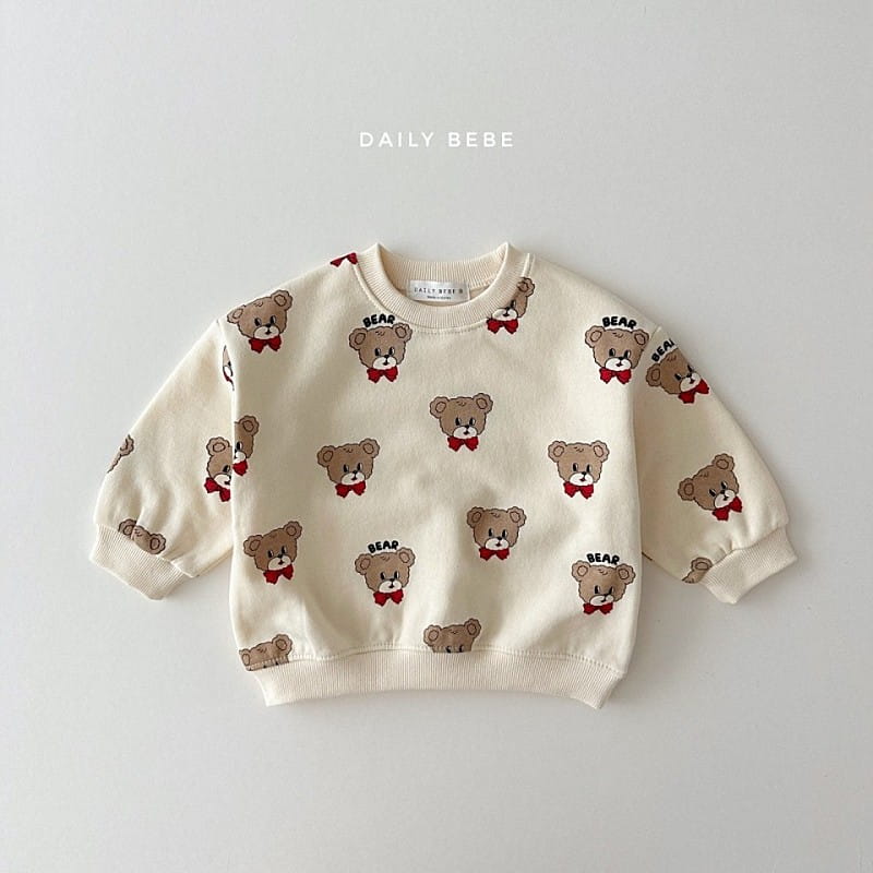 Daily Bebe - Korean Children Fashion - #kidzfashiontrend - Bear Bunny Top Bottom Set - 5