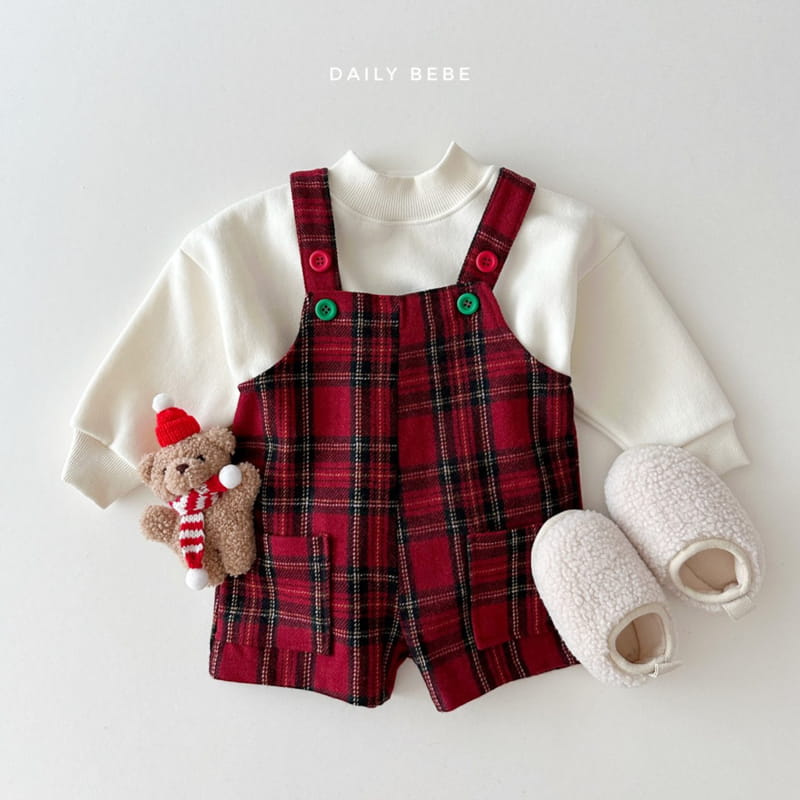 Daily Bebe - Korean Children Fashion - #kidzfashiontrend - Merry Dungarees - 2