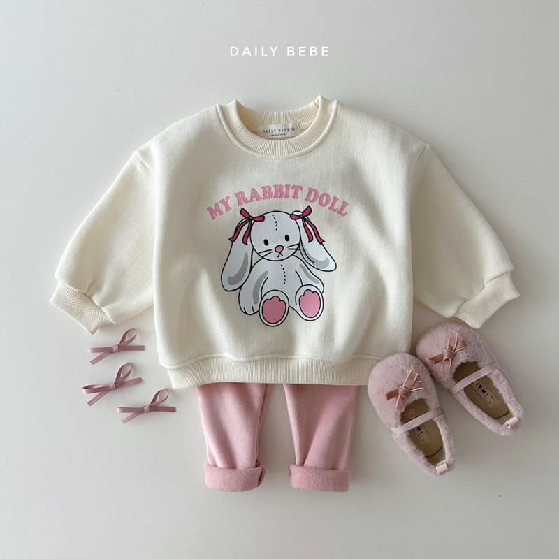 Daily Bebe - Korean Children Fashion - #kidzfashiontrend - Doll Sweatshirt - 9
