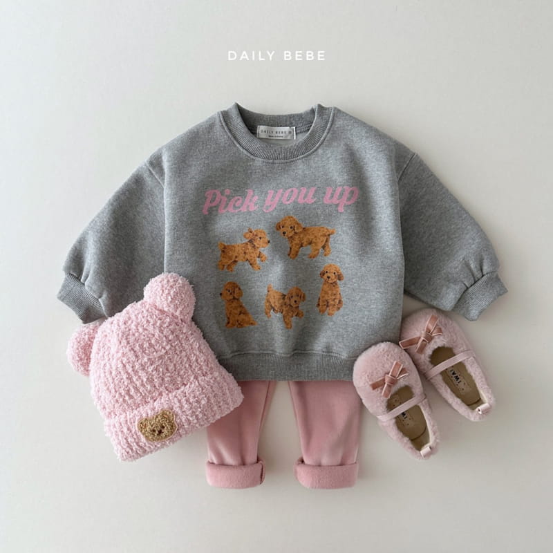 Daily Bebe - Korean Children Fashion - #kidzfashiontrend - Poodle Swaetshirt - 7