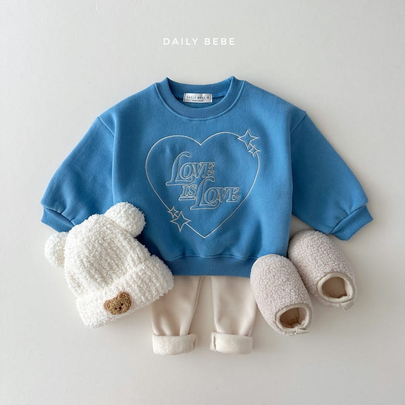 Daily Bebe - Korean Children Fashion - #magicofchildhood - Love Is Sweatshirt - 11