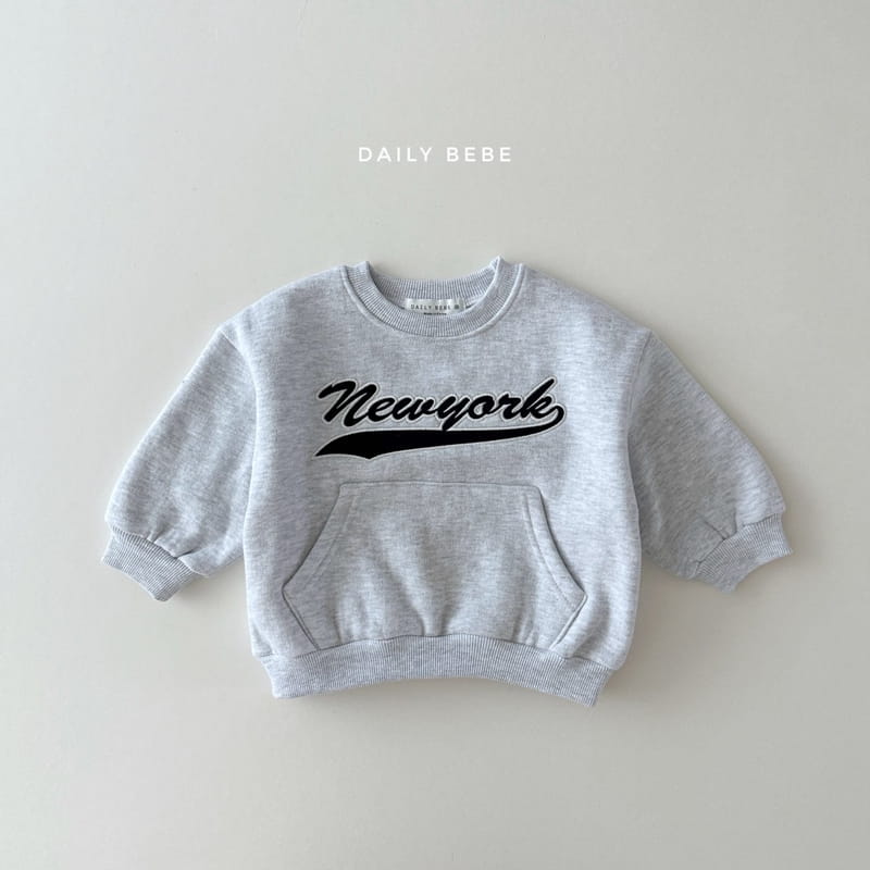 Daily Bebe - Korean Children Fashion - #magicofchildhood - New York Sweatshirt - 6