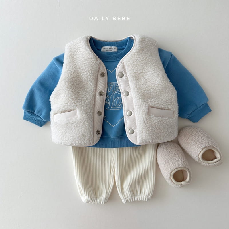 Daily Bebe - Korean Children Fashion - #minifashionista - Love Is Sweatshirt - 12