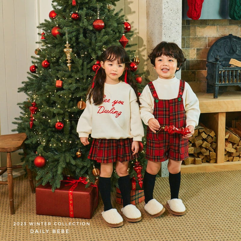 Daily Bebe - Korean Children Fashion - #prettylittlegirls - Merry Dungarees - 7