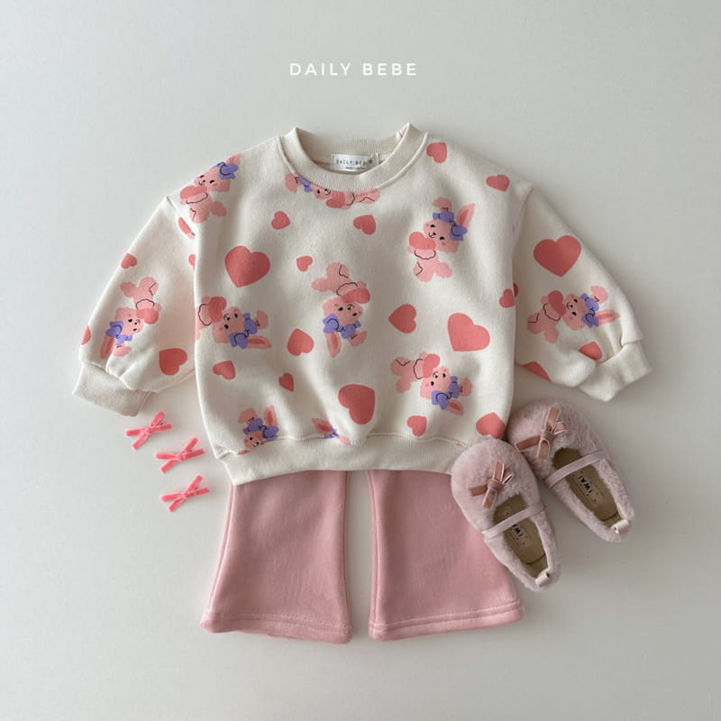 Daily Bebe - Korean Children Fashion - #stylishchildhood - Fleece Pattern Sweatshirt - 2