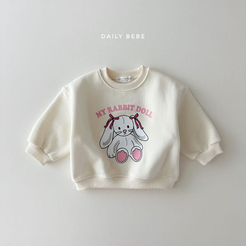 Daily Bebe - Korean Children Fashion - #stylishchildhood - Doll Sweatshirt