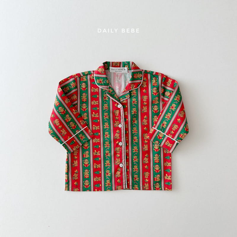 Daily Bebe - Korean Children Fashion - #todddlerfashion - Merry Pajama - 2