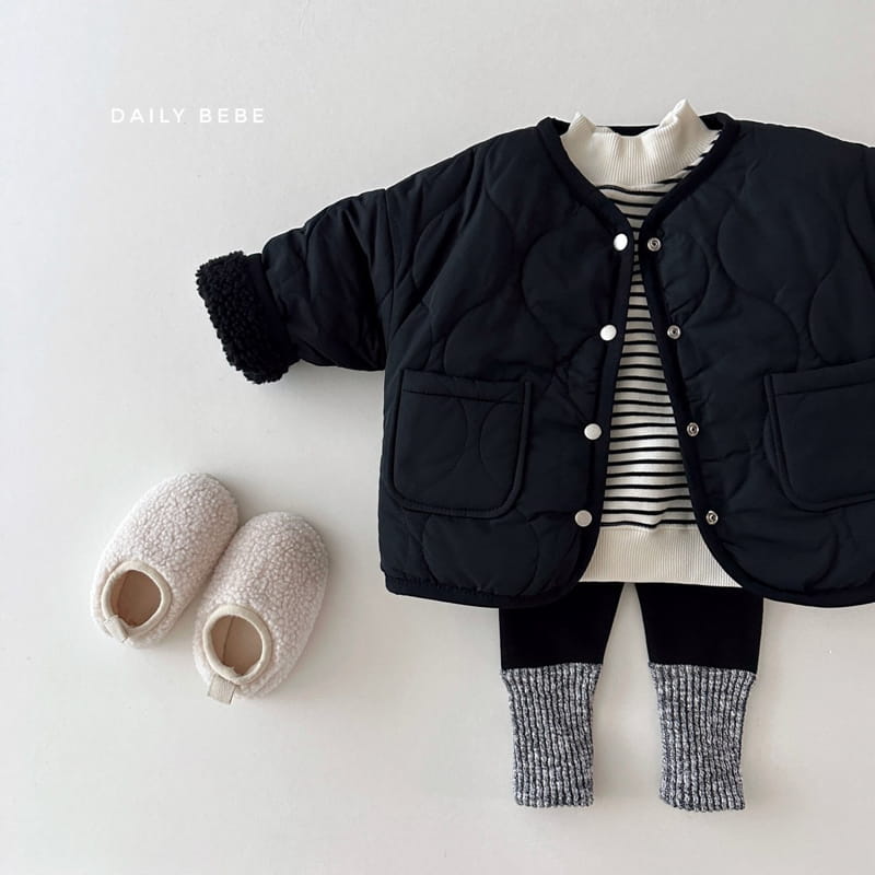 Daily Bebe - Korean Children Fashion - #toddlerclothing - Quilting Reversible Jumper - 7