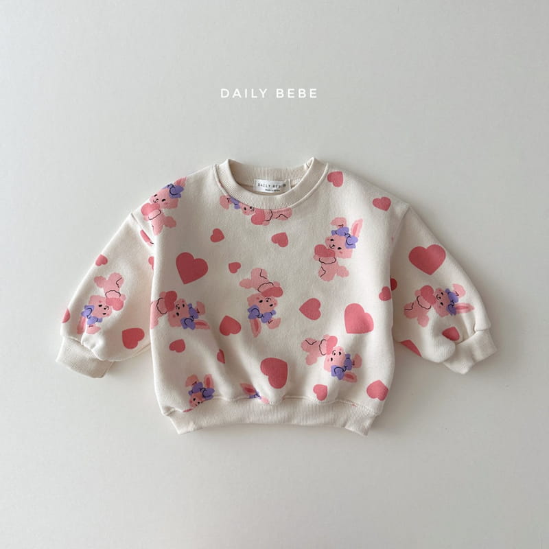 Daily Bebe - Korean Children Fashion - #toddlerclothing - Fleece Pattern Sweatshirt