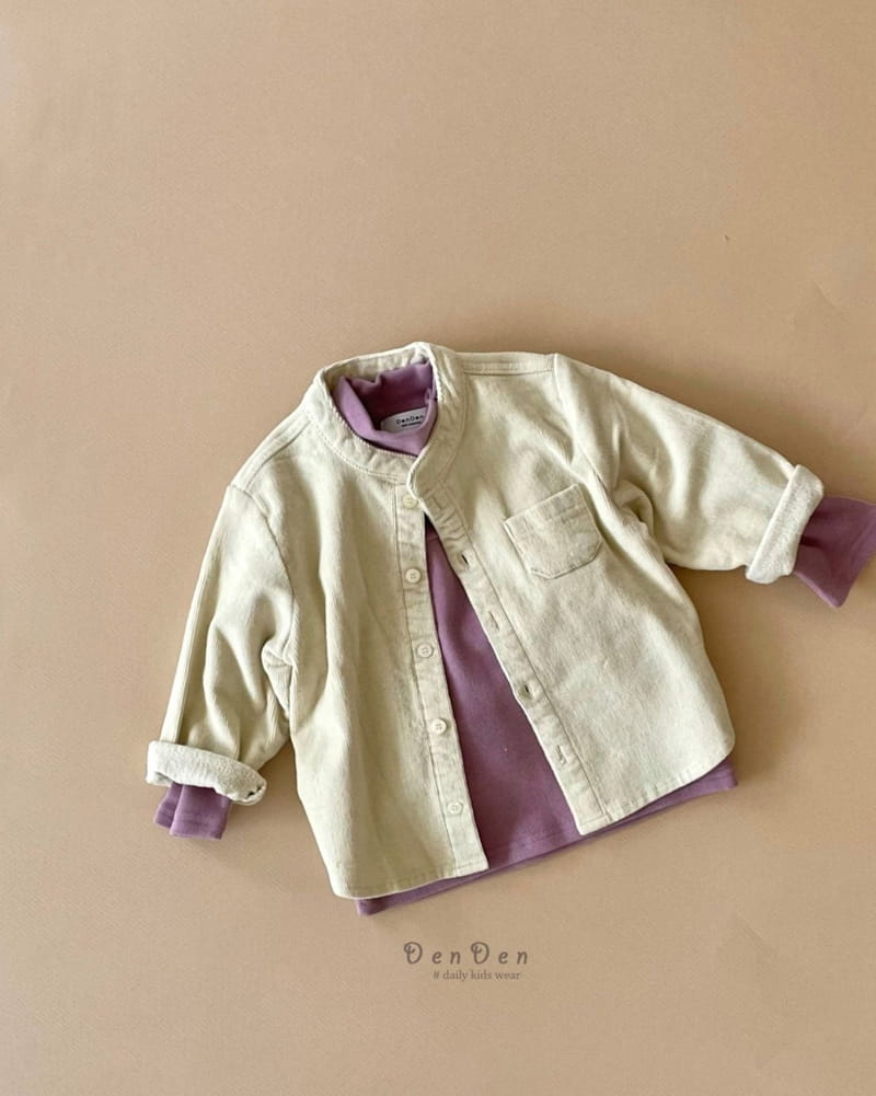 Denden - Korean Children Fashion - #childrensboutique - Rib Cracker Shirt - 10