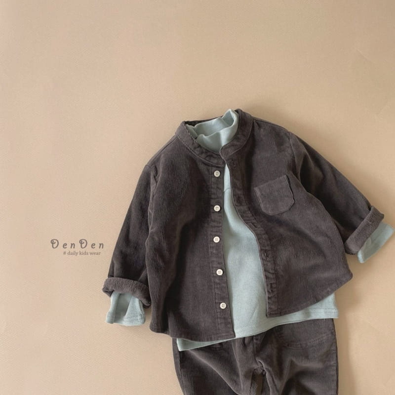 Denden - Korean Children Fashion - #childrensboutique - Warm Pocket Tee - 9