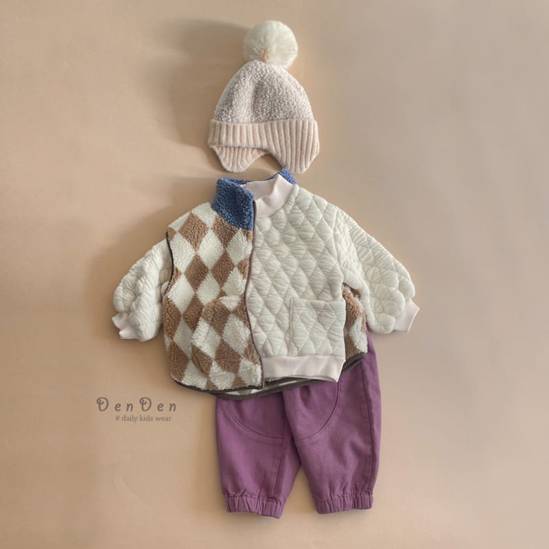 Denden - Korean Children Fashion - #kidsshorts - Pocket Dia Tee - 7