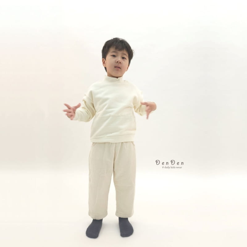Denden - Korean Children Fashion - #kidsshorts - Luni Slit Tee - 6