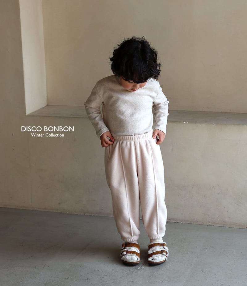 Disco Bonbon - Korean Children Fashion - #childrensboutique - Two Warm Fleece Pants - 2