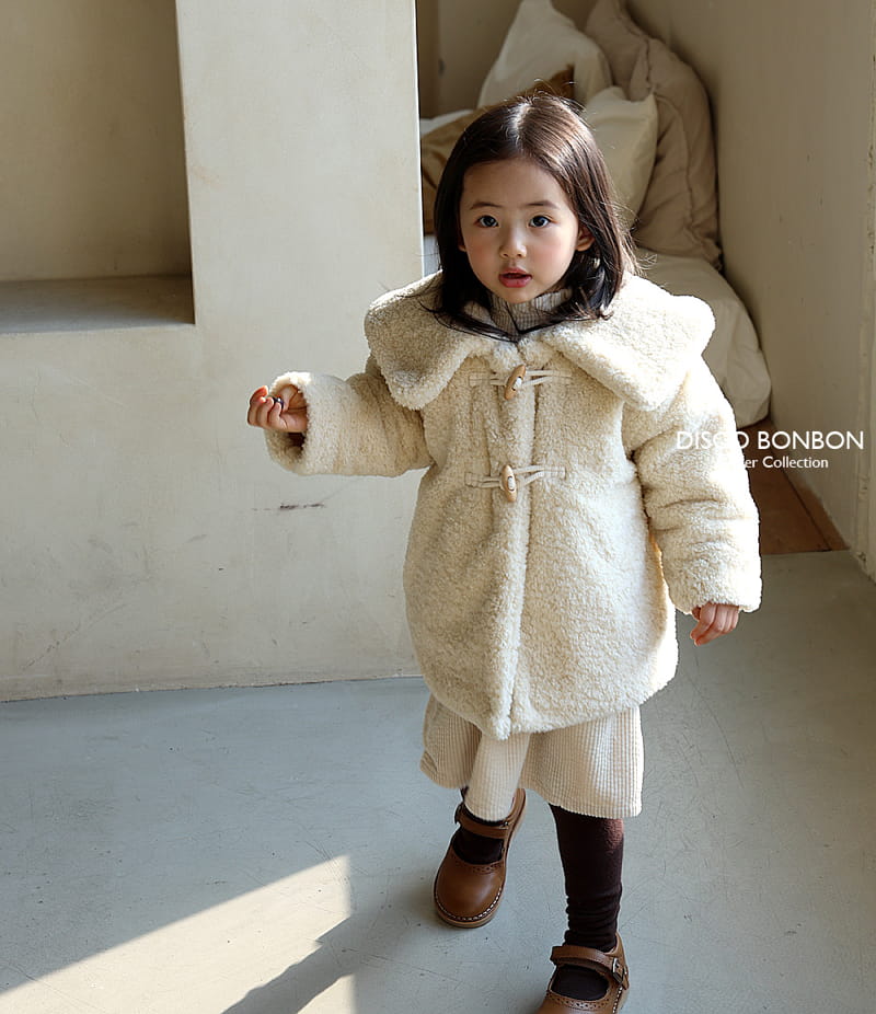 Disco Bonbon - Korean Children Fashion - #childrensboutique - Sailor Fleece Coat - 11