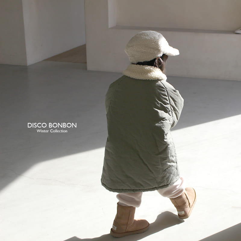 Disco Bonbon - Korean Children Fashion - #designkidswear - Butter Long Jacket Khaki - 7