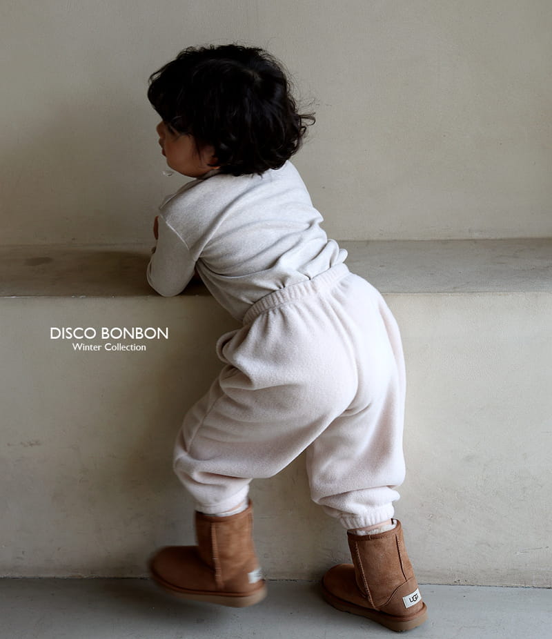 Disco Bonbon - Korean Children Fashion - #designkidswear - Two Warm Fleece Pants - 3