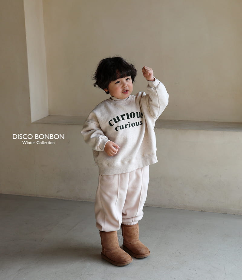 Disco Bonbon - Korean Children Fashion - #designkidswear - Two Warm Fleece Pants - 4