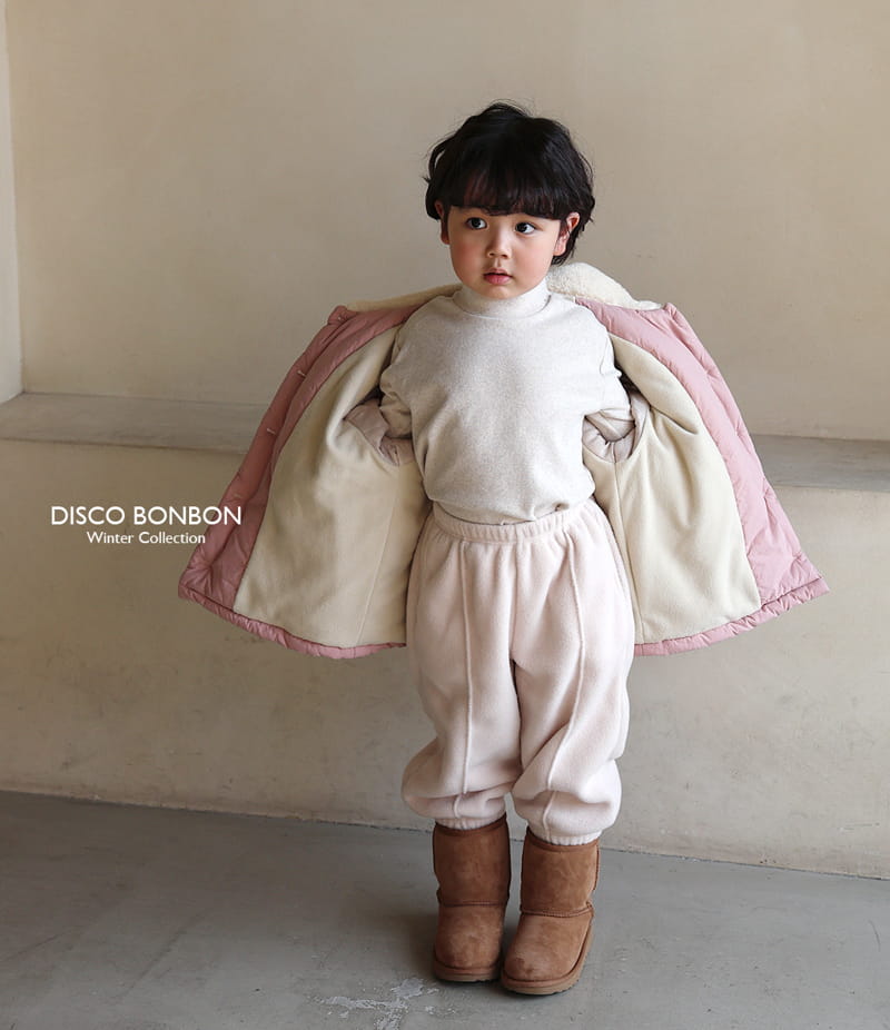 Disco Bonbon - Korean Children Fashion - #kidsshorts - Two Warm Fleece Pants - 6