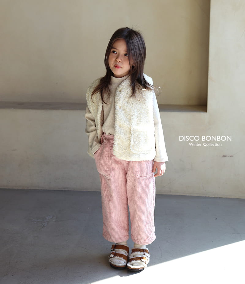 Disco Bonbon - Korean Children Fashion - #kidsshorts - Bichon Vest - 2